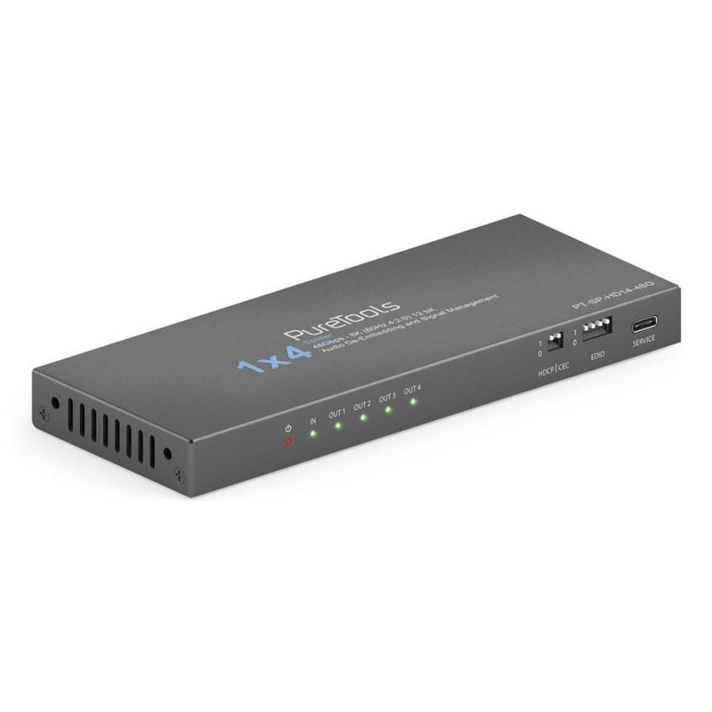 PureTools 1X4 HDMI2.1 SPLITTER, 48GBPS
